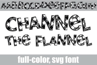 Channel the Flannel Font for Cozy Creative Designs