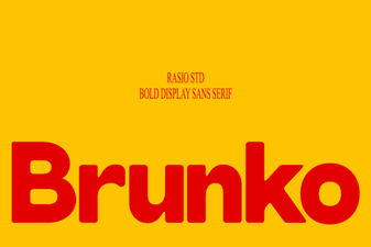 Brunko Font: a Bold Choice for Creative Design Projects