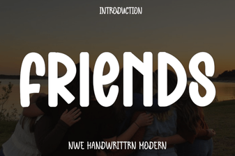 Friends Font: Iconic Typography for Creative Projects
