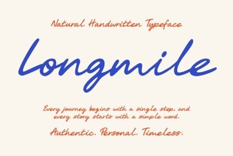 Longmile Font – Elegant Script Font for Creative Design Projects