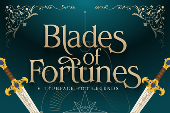 Blades of Fortunes Font: Bold Medieval Display Typography